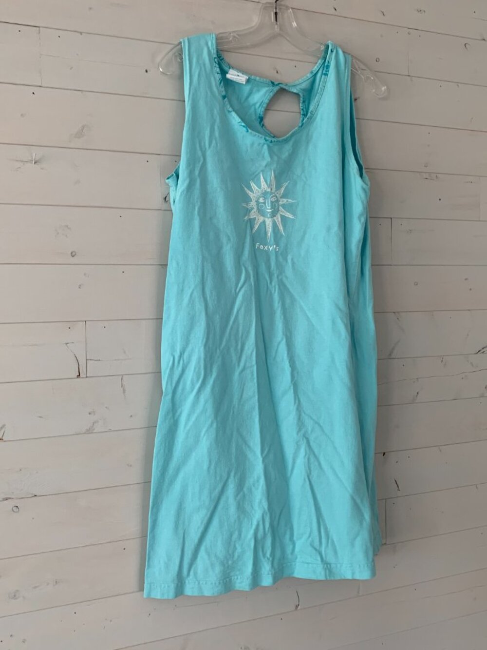 Foxy's Teal Summer Dress or Swim Cover-Up